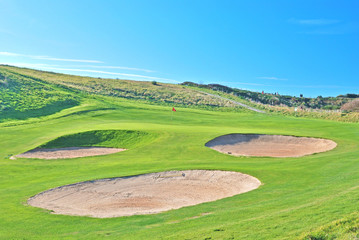 Obraz premium golf place with nice green