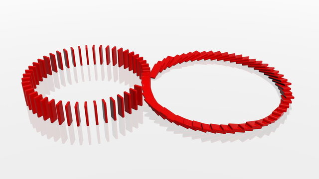 Domino with alpha mask