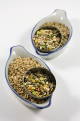Farro, orzo e lenticchie