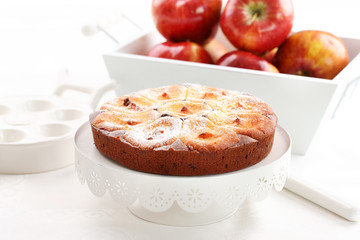 Apple cheesecake