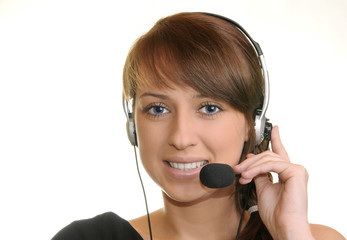 Call center worker.