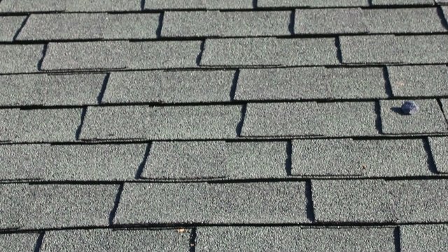 Shingle Roof Closeup Tilt Up