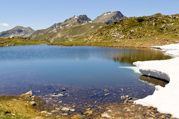 Mountain lake, Ariege, France