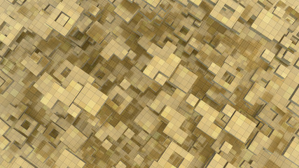 Block Build Surface Abstract