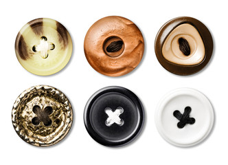 Set of buttons