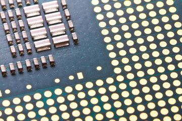 Close up of micro processor
