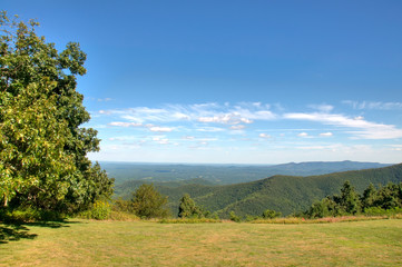 Beautiful Mountains Along the Blue Ridge Parkway