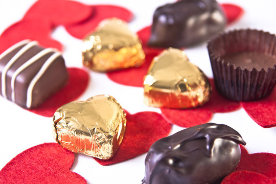Selection of Valentine's Day Chocolates
