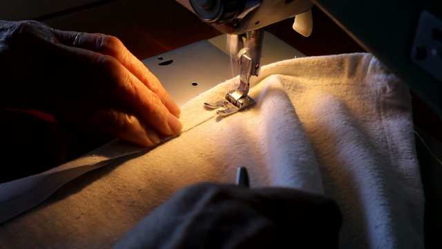Fixing seam with Sewing machine