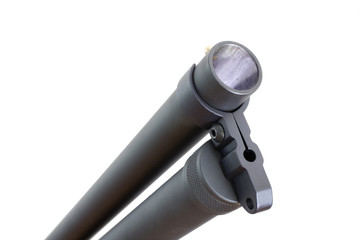 Business end of a gun