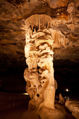 karst cave stalactites and stalagmites