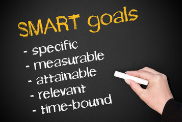 SMART goals - Business Concept