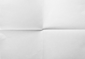 paper folded in four