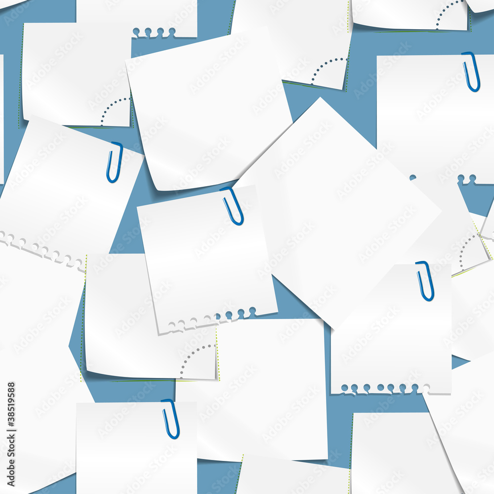 Poster paper sheets seamless background