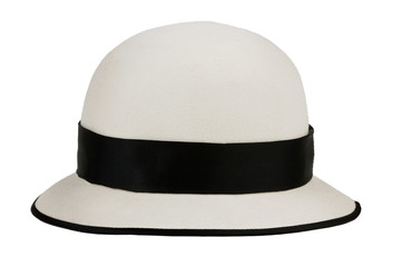Felt hat, like a pot