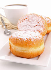 coffee and doughnut
