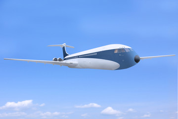 airbus airplane flying high abpve clouds