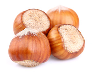 Dried hazelnuts
