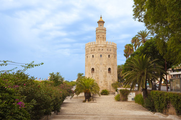 Fototapeta na wymiar Torre del Oro. Sevilla, Spain