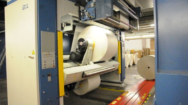 Druckmaschine Tageszeitung // printing presses for newspapers