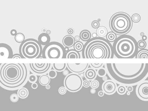 Background abstrato com círculos brancos