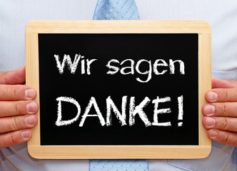 Wir sagen Danke !