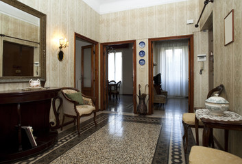interior of old apartment