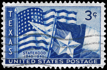 USA - CIRCA 1945 Texas Statehood