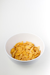 Cornflakes in bowl