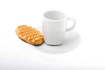 Espresso with cookie