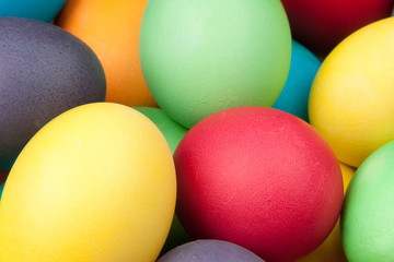 Obraz na płótnie Canvas color eggs