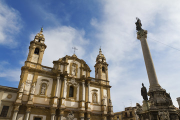Fototapeta na wymiar Kościół San Domenico, Palermo