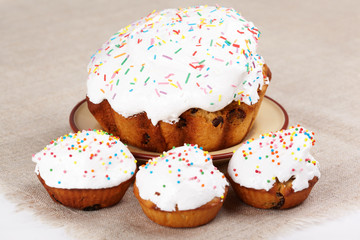 Easter cakes of the different size