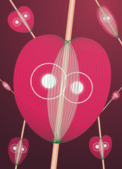 Herzen - gefange Seelen - zusammen und doch getrennt