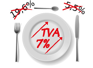 restauration tva 7% france 2012