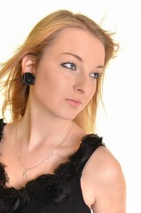 sexy blonde woman