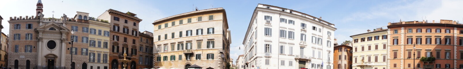 Fototapeta na wymiar Immeubles typique de Rome