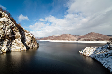 Barrage lake Vidraru