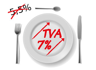 restauration tva 7% france 2012 et 5,5