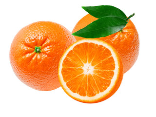 orange isolated on white background