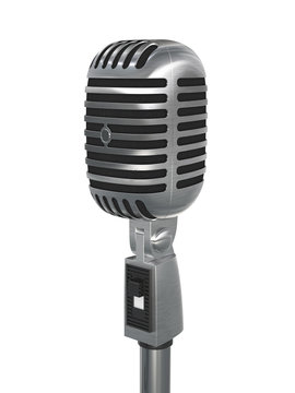 Retro microphone