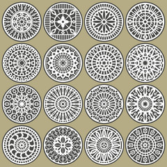 Ornamental circles decors