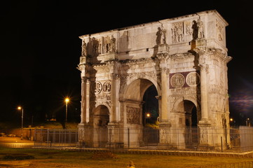 Fototapeta na wymiar Arc de Constantin à Rome