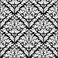 Damask seamless background
