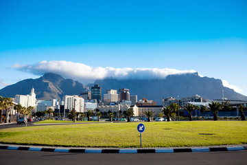 cityscape of Cape Town, South Africa - obrazy, fototapety, plakaty