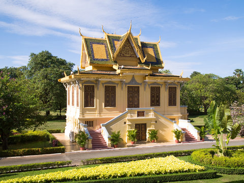 The Royal Palace in Phnmom Penh, Cambodia