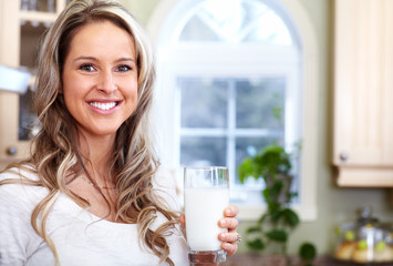 Young smiling woman.