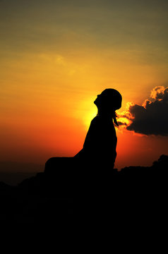 Sunset silhouette