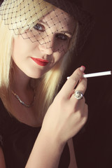 Obraz premium Retro Woman