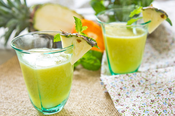 Pineapple and Guava smoothie
